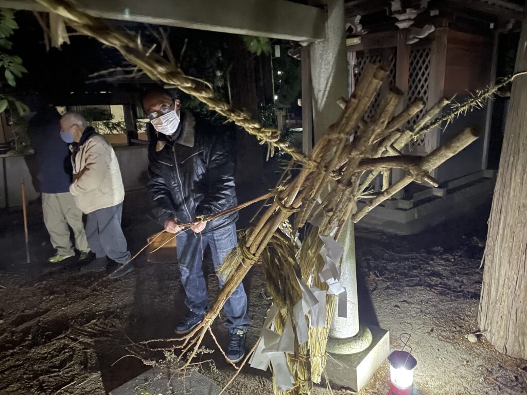 稲荷神社、山の神鍵引き